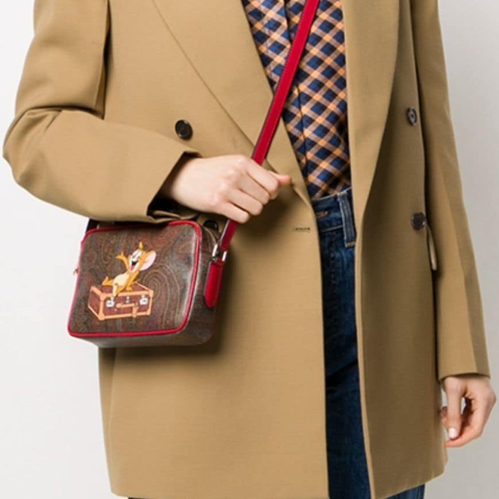 ETRO X TOM & JERRY CROSSBODY BAG- EUC